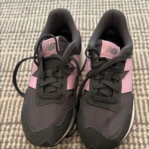 New Balance Charcoal and Pink Athletic Shoes